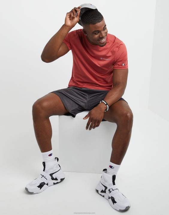 Champion moški mrežaste kratke hlače 9\" 2B84438 granitno resje