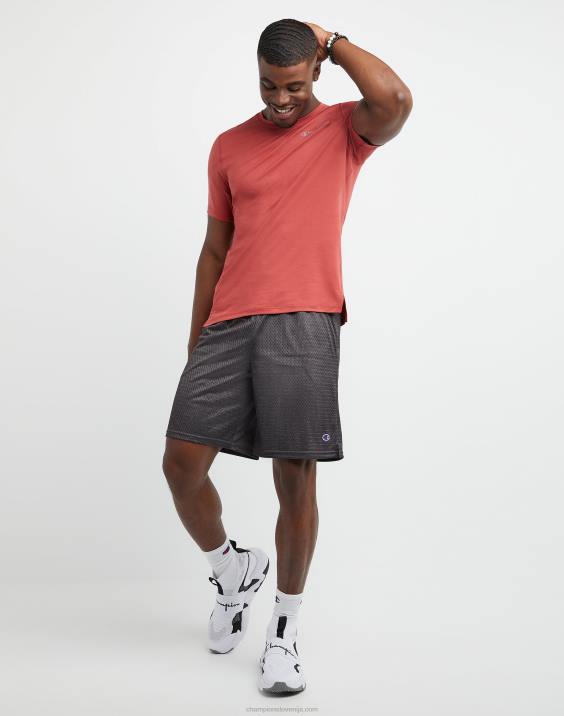 Champion moški mrežaste kratke hlače 9\" 2B84438 granitno resje