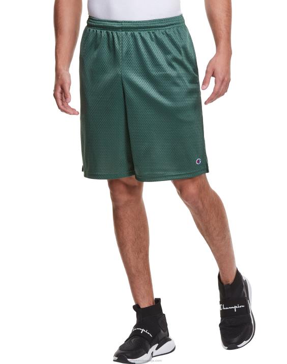 Champion moški mrežaste kratke hlače 9\" 2B84440 temno zelena