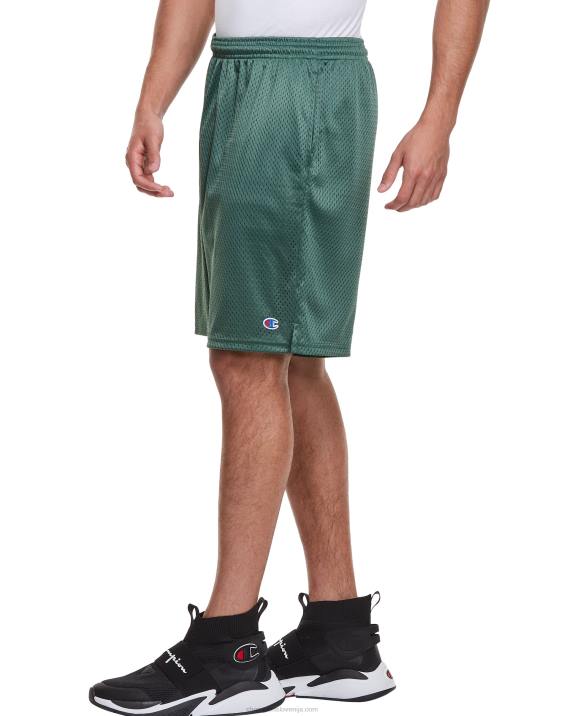 Champion moški mrežaste kratke hlače 9\" 2B84440 temno zelena
