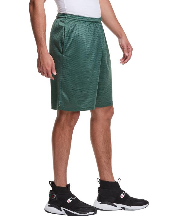 Champion moški mrežaste kratke hlače 9\" 2B84440 temno zelena