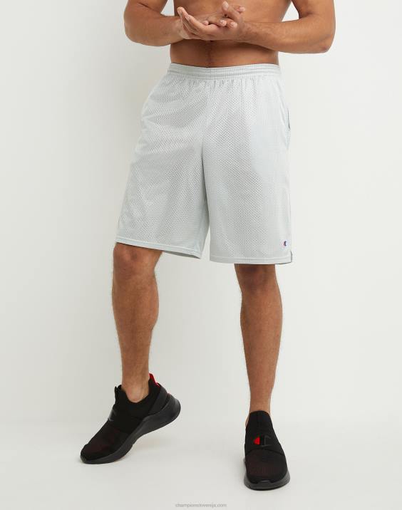 Champion moški mrežaste kratke hlače 9\" 2B84442 atletsko siva
