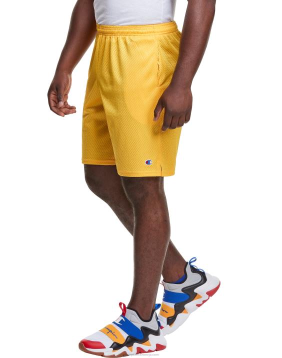 Champion moški mrežaste kratke hlače 9\" 2B84444 ekipno zlato