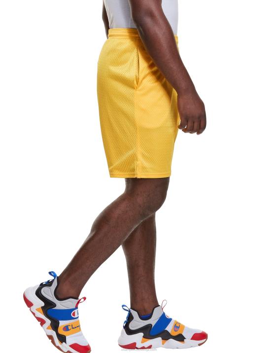 Champion moški mrežaste kratke hlače 9\" 2B84444 ekipno zlato