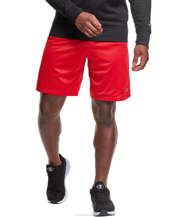 Champion moški mrežaste kratke hlače 9" 2B84445 škrlatna