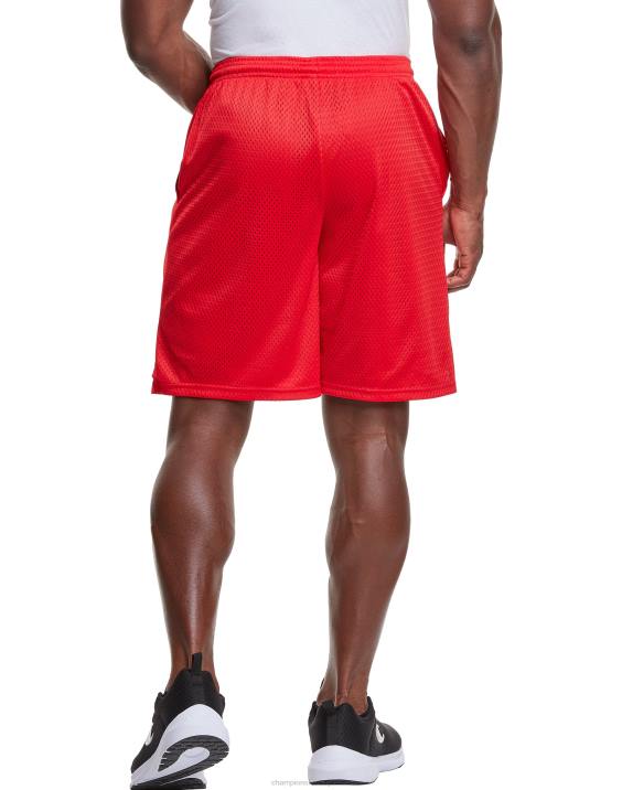 Champion moški mrežaste kratke hlače 9\" 2B84445 škrlatna