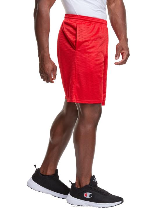 Champion moški mrežaste kratke hlače 9\" 2B84445 škrlatna