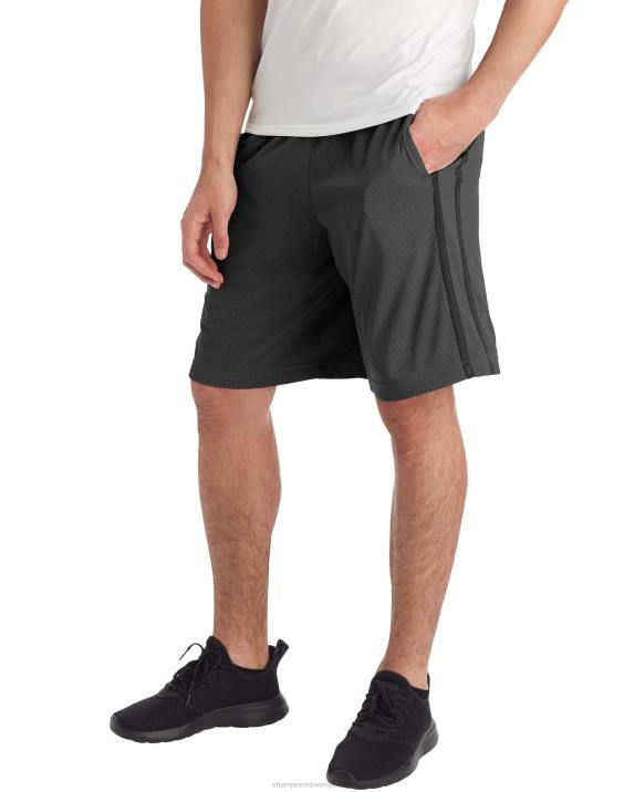 Champion moški mrežaste kratke hlače c9 10" 2B84774 železniško siva/ebenovina