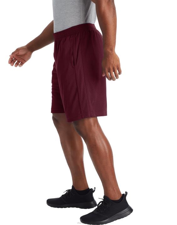 Champion moški mrežaste kratke hlače c9 10\" 2B84775 bogato kostanjeva