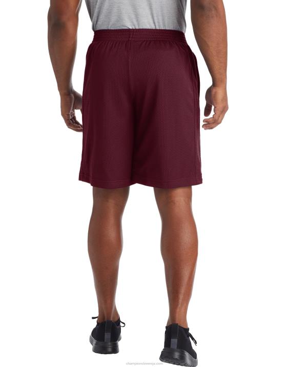 Champion moški mrežaste kratke hlače c9 10\" 2B84775 bogato kostanjeva