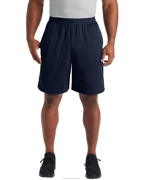 Champion moški mrežaste kratke hlače c9 10" 2B84777 temno nočno modra
