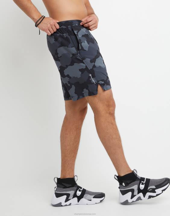 Champion moški mvp kratke hlače s celotnim potiskom 7\" 2B84352 mrežasta kamuflažna nevtralna