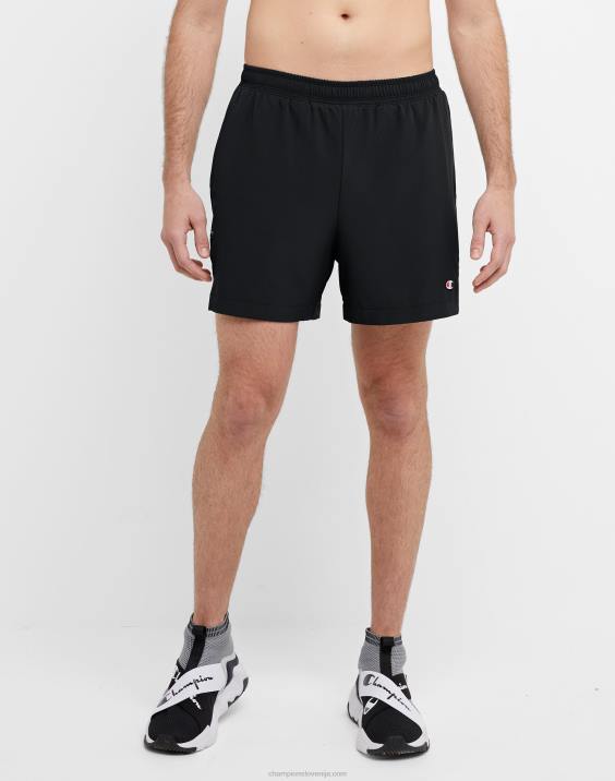 Champion moški mvp kratke hlače s popolno oporno torbico 5" 2B84340 Črna