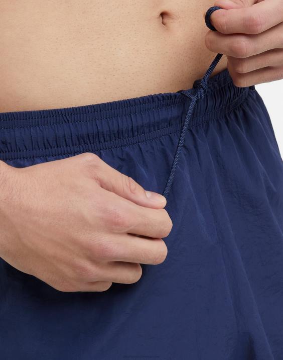 Champion moški najlonske ogrevalne kratke hlače z logotipom iz mrežaste podloge 6\" 2B84426 atletska mornarica