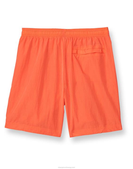 Champion moški ogrevalne kratke hlače iz najlona 6\" 2B84479 makova pomaranča