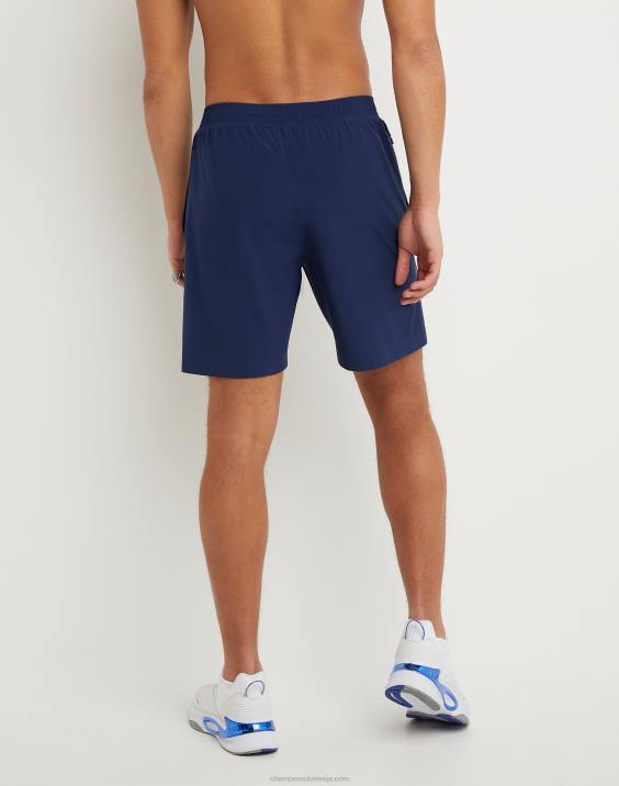 Champion moški športne kratke hlače s podlogo 7\" 2B84504 atletska mornarica
