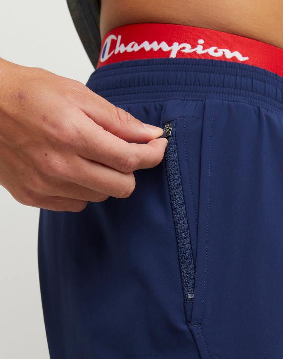Champion moški športne kratke hlače s podlogo 7\" 2B84504 atletska mornarica