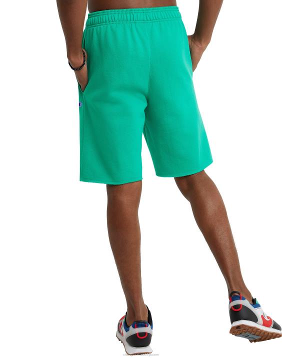 Champion moški powerblend kratke hlače 10\" 2B84512 zelena trta
