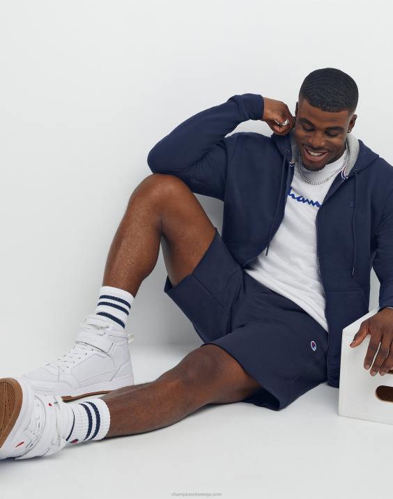 Champion moški powerblend kratke hlače 10\" 2B84513 mornarica