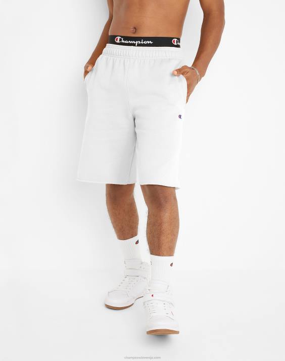 Champion moški powerblend kratke hlače 10" 2B84515 bela