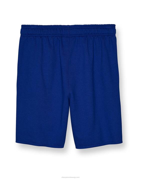 Champion moški powerblend kratke hlače iz flisa c logotipom 7\" 2B84524 pogumno modra