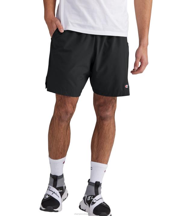 Champion moški scenarij za kratke hlače mvp in c logotipi 7" 2B84363 Črna