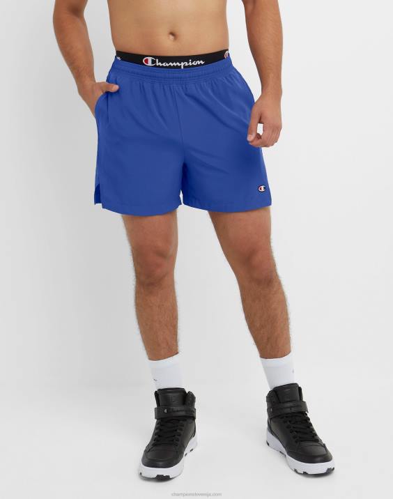 Champion moški scenarij za kratke hlače mvp in c logotipi 7" 2B84366 letenje modro