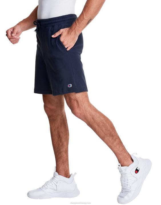 Champion moški srednje težke kratke hlače 7\" 2B84464 mornarica