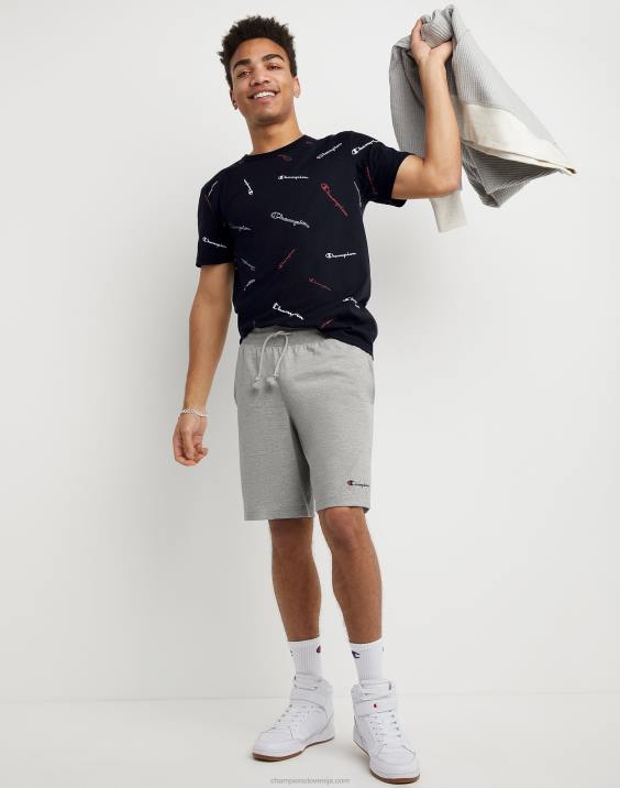 Champion moški srednje težke kratke hlače 9\" 2B84451 oksford siva