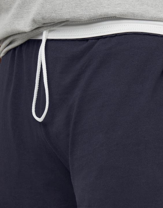 Champion moški velike in visoke kratke hlače za vsak dan c našitkom 10\" 2B84395 mornarica