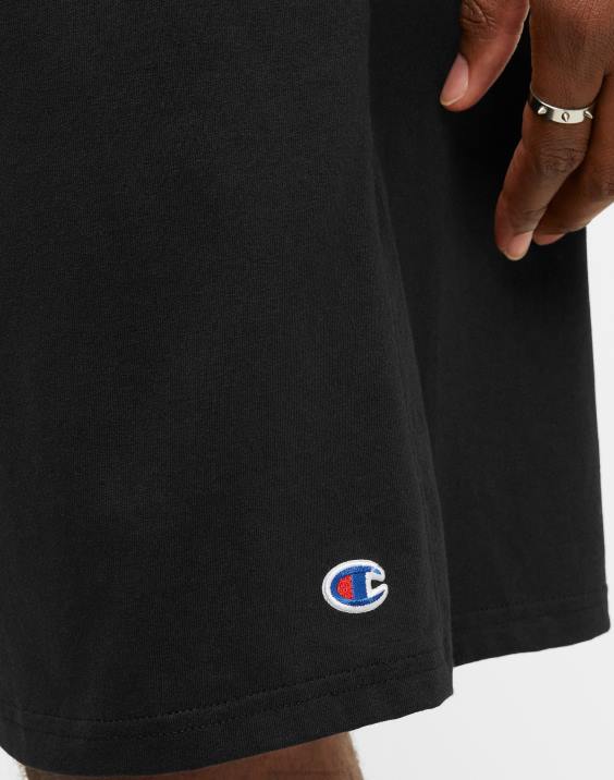 Champion moški velike in visoke kratke hlače za vsak dan c našitkom 10\" 2B84397 Črna