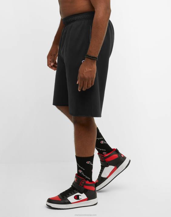 Champion moški velike in visoke powerblend kratke hlače 10\" 2B84386 Črna