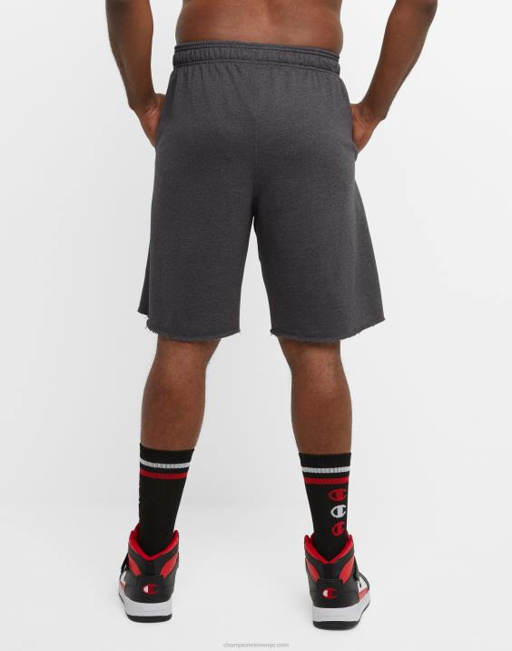Champion moški velike in visoke powerblend kratke hlače 10\" 2B84387 granitno resje
