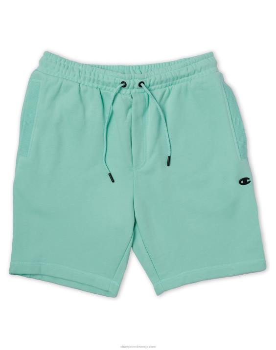 Champion moški vrhunske kratke hlače c logotipom 8" 2B84378 čista meta