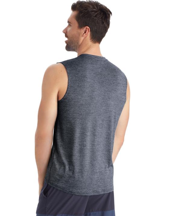 Champion moški c9 mišična tech majica 2B84767 xavier navy heather