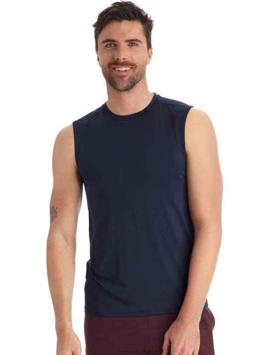 Champion moški c9 mišična tech majica 2B84769 mornarica