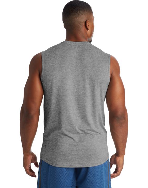 Champion moški c9 mišična tech majica 2B84770 ebenovinasto vresje