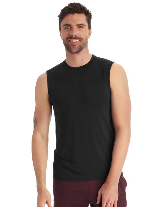 Champion moški c9 mišična tech majica 2B84772 ebenovina