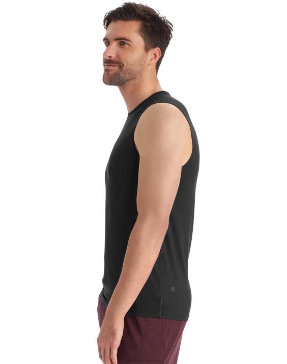 Champion moški c9 mišična tech majica 2B84772 ebenovina