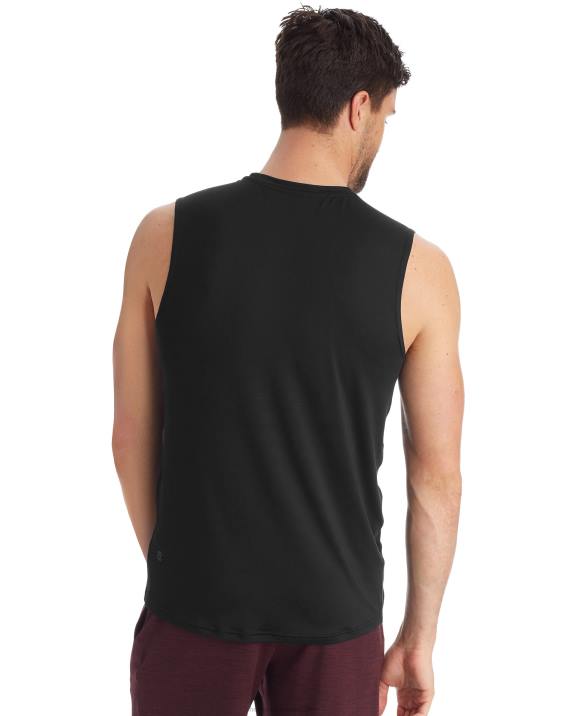 Champion moški c9 mišična tech majica 2B84772 ebenovina