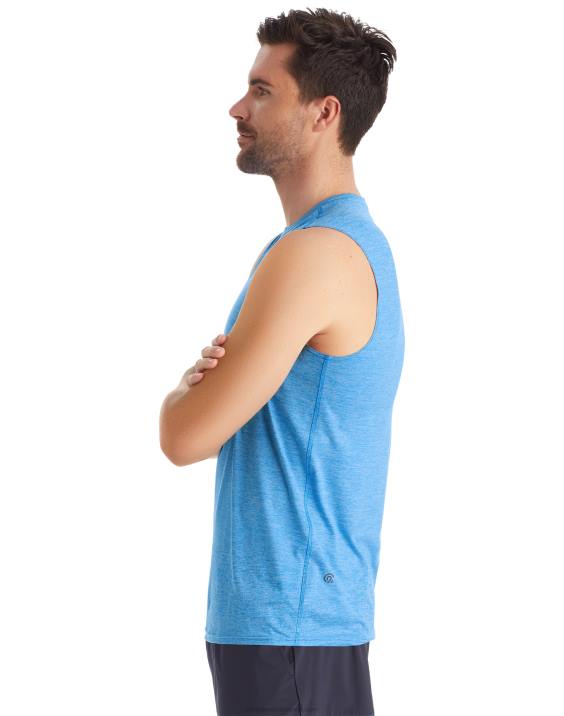Champion moški c9 mišična tech majica 2B84773 modra šoja heather