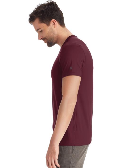 Champion moški c9 tehnična majica s kratkimi rokavi 2B84752 bogato kostanjeva