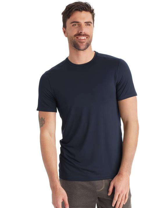 Champion moški c9 tehnična majica s kratkimi rokavi 2B84754 mornarica