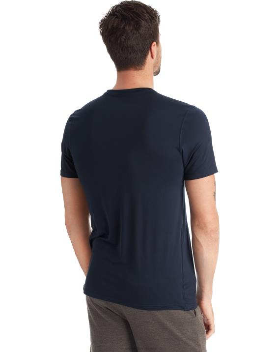 Champion moški c9 tehnična majica s kratkimi rokavi 2B84754 mornarica