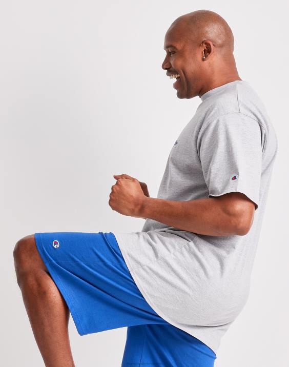 Champion moški klasična grafika majice (velika in visoka) 2B84632 oksford siva