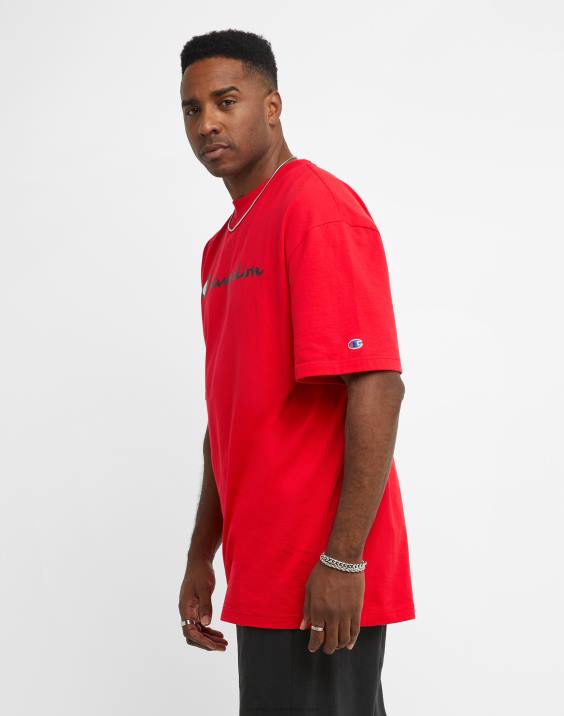 Champion moški klasična grafika majice (velika in visoka) 2B84636 škrlat