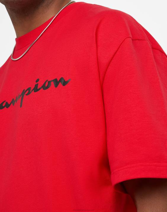 Champion moški klasična grafika majice (velika in visoka) 2B84636 škrlat
