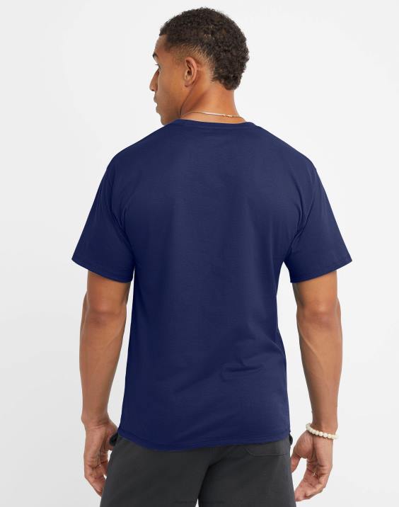 Champion moški klasična grafika tee Mountains 2B84606 atletska mornarica