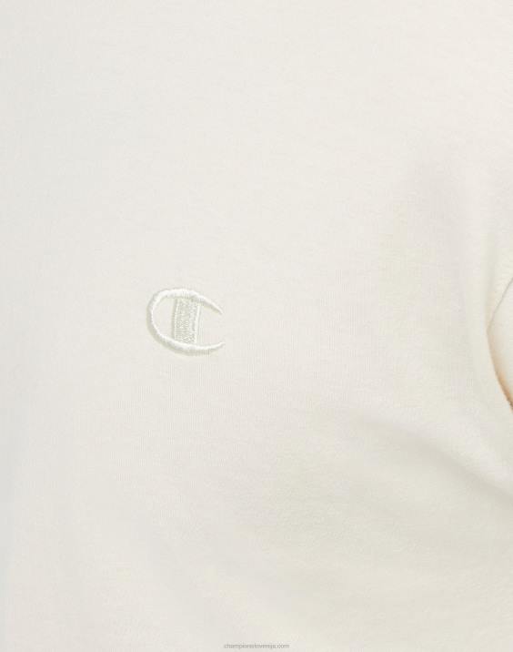 Champion moški klasična majica z vezenim c logotipom 2B84580 naravno