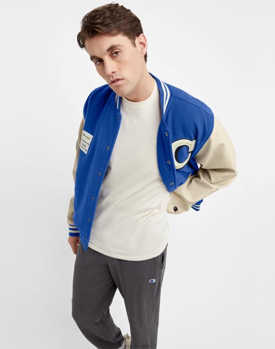 Champion moški klasična majica z vezenim c logotipom 2B84580 naravno